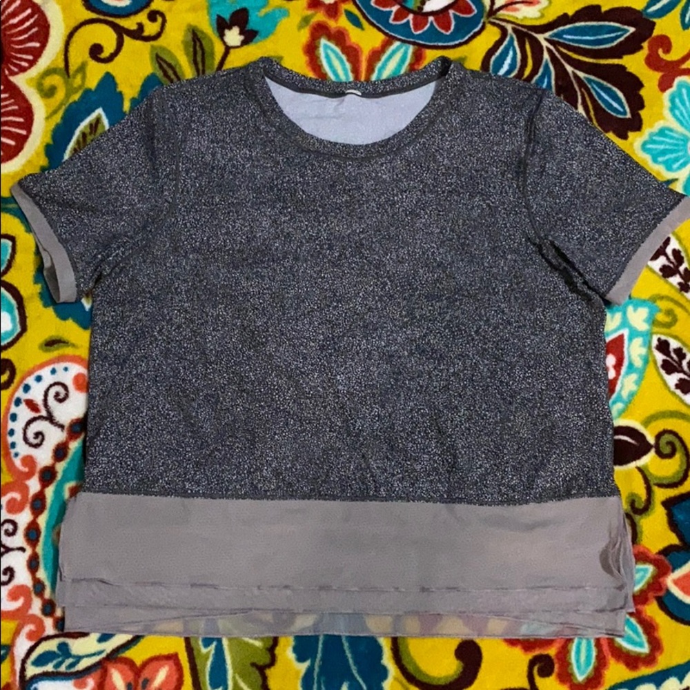 lululemon sole training short sleeve workout shirt